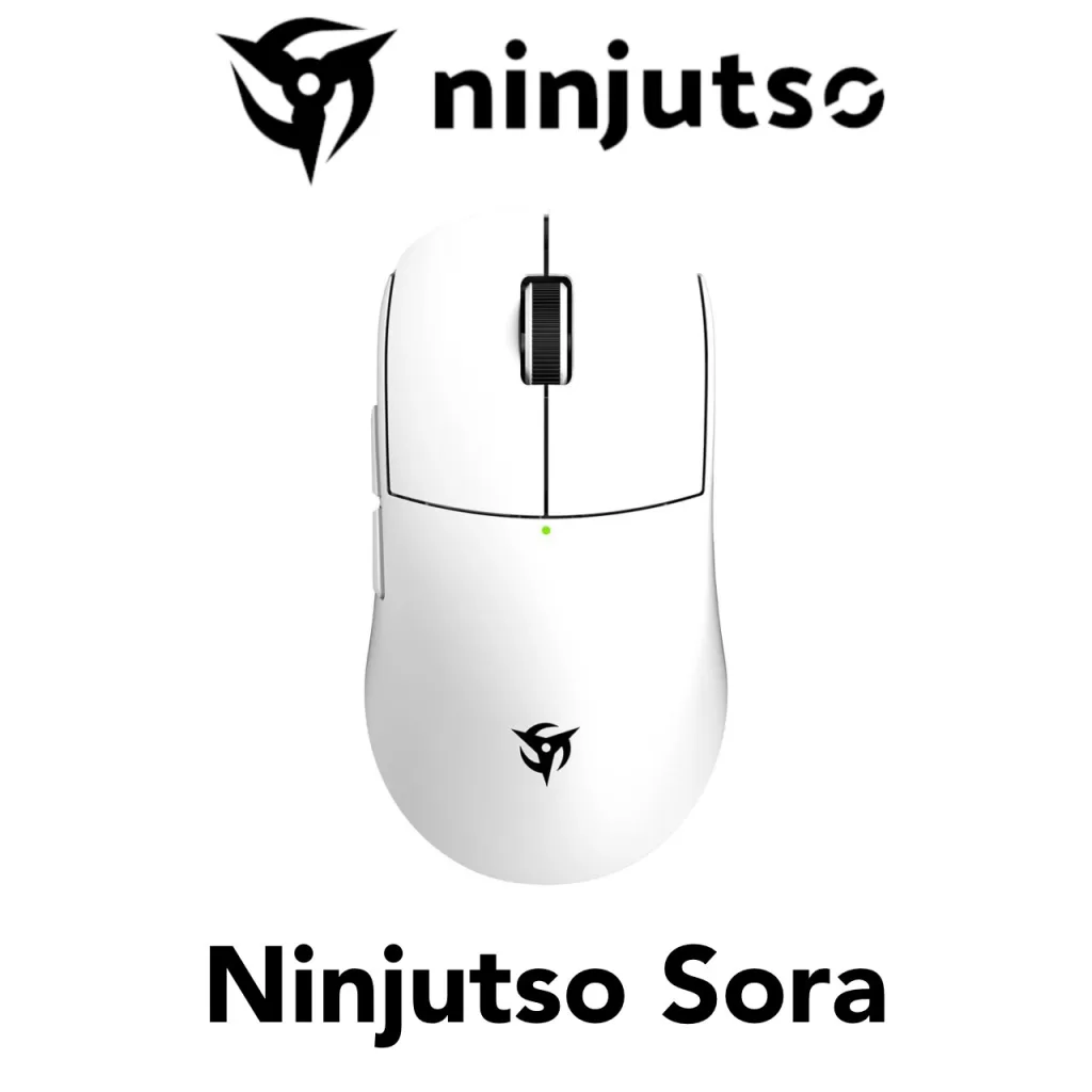 Ninjutso Sora White 無線ゲーミングマウス - PC周辺機器